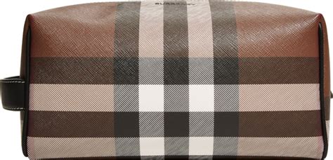 burberry toiletry bag brown